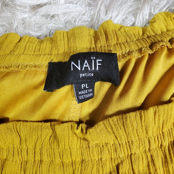 Naif Anthropologie Waterfall Sleeve Dress - Picture 3 of 10